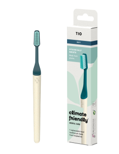 Cepillo de dientes bioplástico suave con cabezal removible