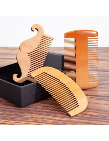 Peine de Madera Grueso Groetsch 8cm para Barba Perfecta