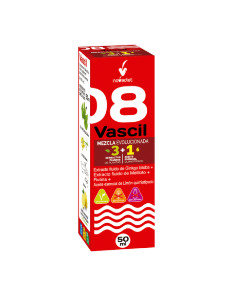 Pack 3x2 Vascil+ Aceite Esencial Limón 50 ml Novadiet