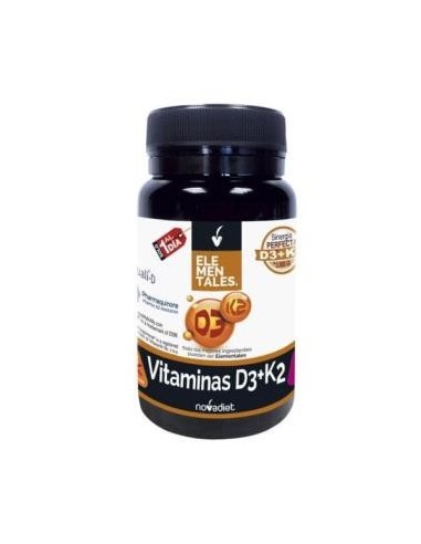 Pack 3x2 Vitamina D3+K2 Novadiet 60 Cápsulas Blandas