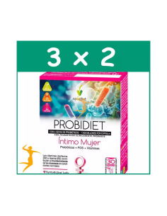 Pack 3x2 Probidiet Intimo Mujer 30 cápsulas Novadiet