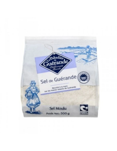 Pack 10 Uds. Sal Fina Gris De Guérande 500 g  de Le Paludier