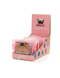 Pack 12 Uds. Galleta Con Vainilla & Chocolate Bio 50 g  de Kookiecat
