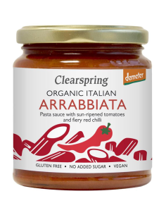 Pack 6 Uds. Salsa Arrabbiata Demeter Bio 300 g  de Clearspring