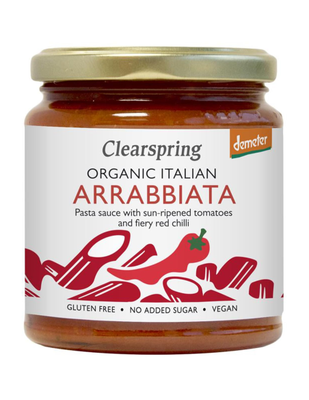 Pack 6 Uds. Salsa Arrabbiata Demeter Bio 300 g  de Clearspring
