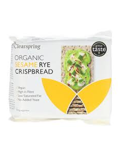 Pack 10 Uds. Pan Crujiente Con Sésamo Bio 200 g  de Clearspring