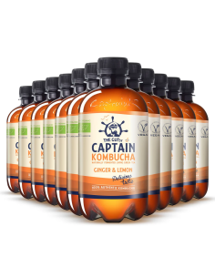 Pack 12 Uds. Jengibre Y Limón Bio 400 ml  de Captain
