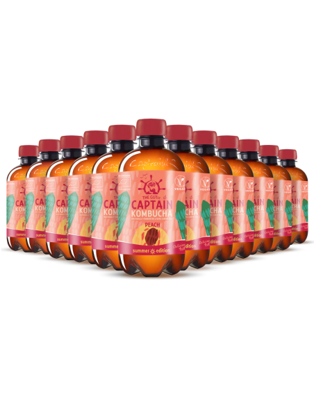 Pack 12 Uds. Melocotón Bio 400 ml  de Captain