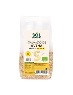 Pack 6 Uds. Salvado De Avena Sin Gluten Bio 300 g  de Solnatural