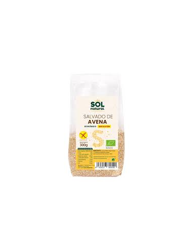 Pack 6 Uds. Salvado De Avena Sin Gluten Bio 300 g  de Solnatural
