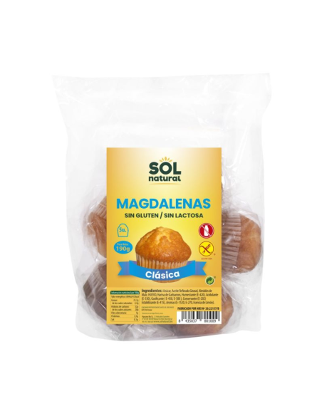 Pack 6 Uds. Clásica 5/U 190 g  de Solnatural