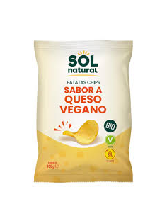 Pack 12 Uds. Patatas Fritas Con Sabor A Queso Vegano Bio 100 g  de Solnatural
