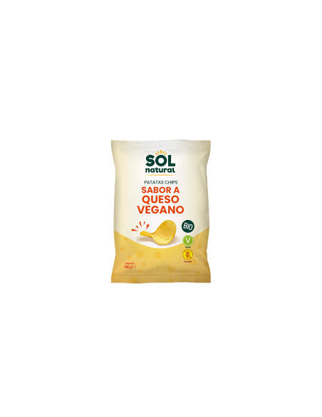 Pack 12 Uds. Patatas Fritas Con Sabor A Queso Vegano Bio 100 g  de Solnatural