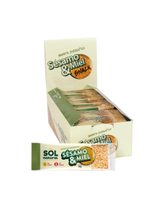 Pack 24 Uds. Barritas De Sésamo Y Miel 24 x 50 g  de Solnatural
