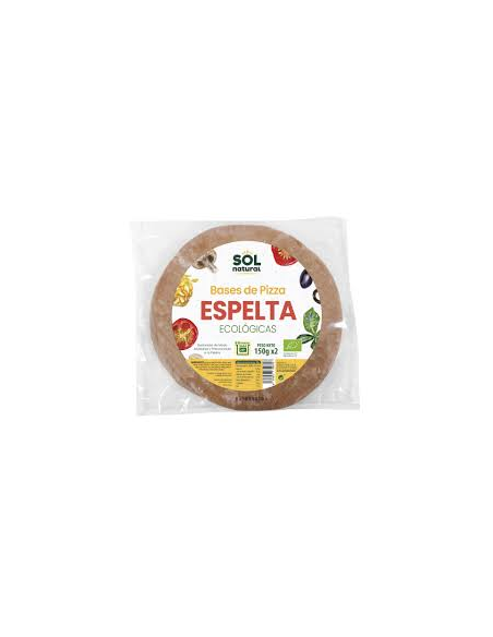 Pack 10 Uds. Base De Espelta Integral Masa Gruesa Bio 2 x 150 g  de Solnatural