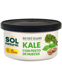 Pack 12 Uds. Paté Kale Con Pesto Bio 125 g  de Solnatural