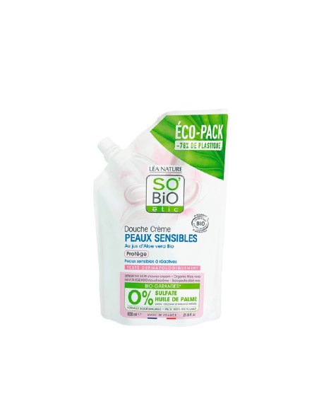 Recarga Gel De Ducha Piel Sensible Protector 650Ml de Sobio