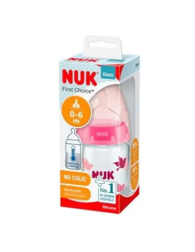 Biberon Fc+ Tc Cristal 0-6 M Silicona Niña 120Ml. de Nuk