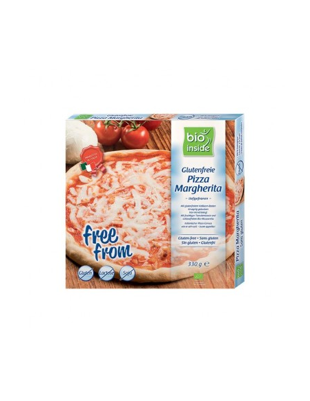 Pizza Margarita Sin Gluten Bio, 330 G de Bio Inside