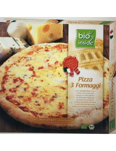 Pizza Tres Quesos Bio, 350 G de Bio Inside