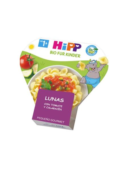 Lunas Con Tomate Y Calabacín Bio 250 g  de Hipp