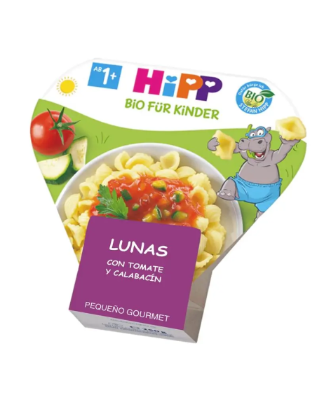 Pack 6 Uds. Lunas Con Tomate Y Calabacín Bio 250 g  de Hipp