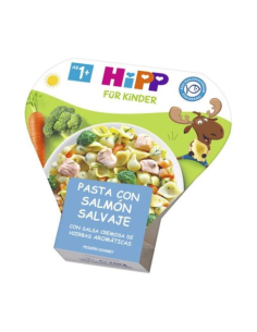 Pack 6 Uds. Pasta Con Salmón Y Salsa De Hierbas Aromáticas 250 g  de Hipp