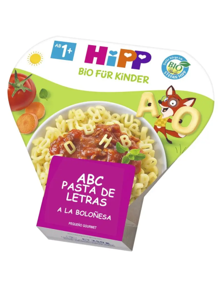Pack 6 Uds. Abc Pasta De Letras Con Salsa Boloñesa Bio 250 g  de Hipp