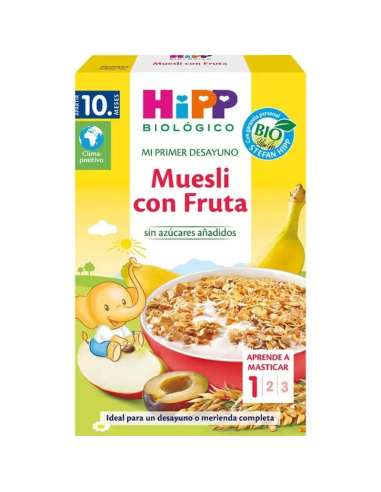 Pack 6 Uds. Muesli De Frutas Bio 200 g  de Hipp