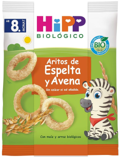 Pack 7 Uds. Aritos De Espelta Y Avena Bio 30 g  de Hipp