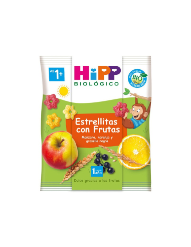 Pack 9 Uds. Estrellitas Con Frutas Bio 30 g  de Hipp