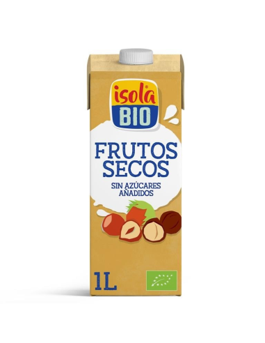 Bebida Vegetal De Frutos Secos Bio, 1L de Isola Bio