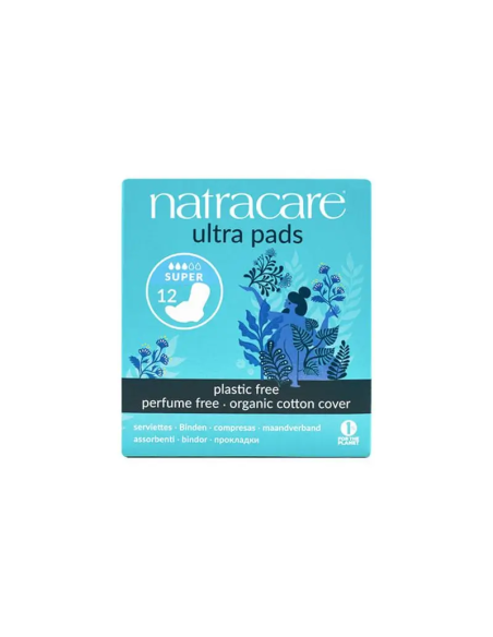 Pack 12 Uds. Compresa Super Con Alas 12/u  de Natracare