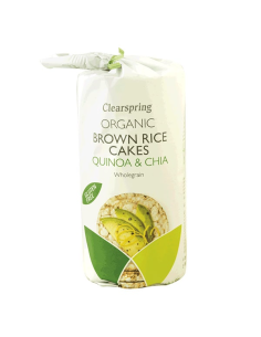 Tortas De Arroz Integral Quinoa Y Chia 120 G de Natursoy