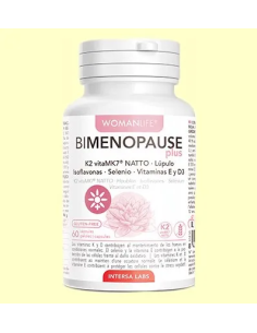 Bimenopause Plus K2 60 Cps Intersa  Apoyo para la Menopausia
