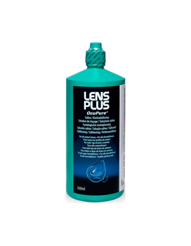 Lens Plus Ocupure Salina 360Ml. de Opti Medical
