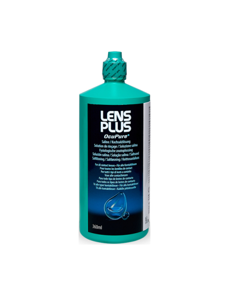 Lens Plus Ocupure Salina 360Ml. de Opti Medical