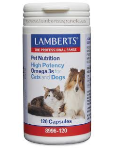 Pack 5 Uds. Omega 3 Alta Potencia (Perros y Gatos)   NO DISPONIBLE ACTUALMENTE de Lamberts