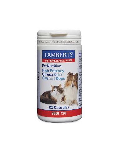 Pack 5 Uds. Omega 3 Alta Potencia (Perros y Gatos)   NO DISPONIBLE ACTUALMENTE de Lamberts