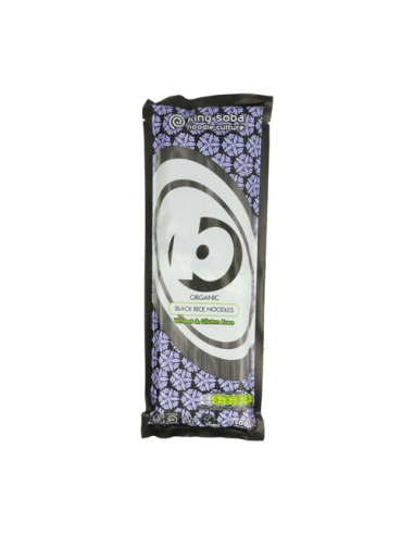 Pasta De Arroz Negro Sin Gluten Bio, 250 G de King Soba
