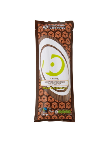 Pasta De Trigo Sarraceno Y Quinoa Sin Gluten Bio, 250 G de King Soba