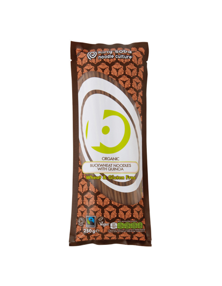 Pasta De Trigo Sarraceno Y Quinoa Sin Gluten Bio, 250 G de King Soba