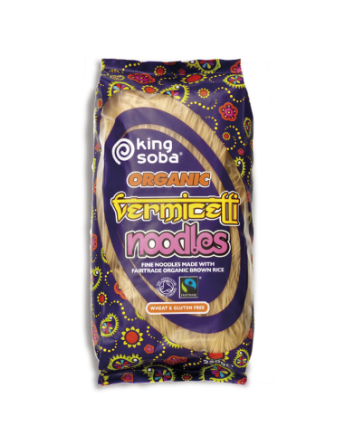 Fideos Vermicelli Integral Sin Gluten Bio, 250 G de King Soba