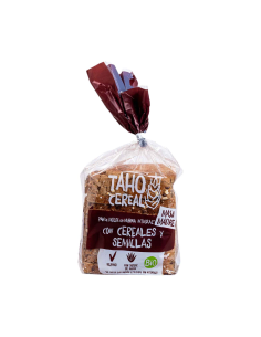 Pan Integral con Cereales y Semillas Bio 400g - Taho Cereal
