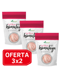 Pack 3X2 Sal Rosa Del Himalaya Alecosor Soria Natural