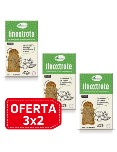 Pack 3x2 Pan Integral Linoxtrote Alecosor Soria Natural