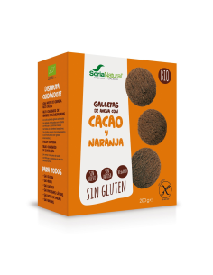 Pack de 2 ud Galletas De Avena Con Cacao Y Naranja Bio de Alecosor Soria Natural