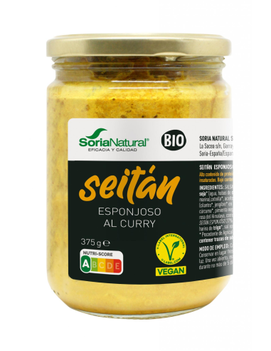 Pack 2 Seitan Esponjoso al Curry Alecosor Soria Natural