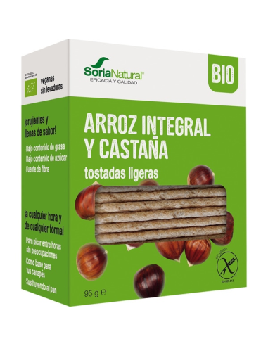Pack 3X2 Tostadas De Arroz Y Castaña Alecosor Soria Natural