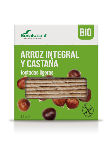 Pack de 2 ud Tostadas De Arroz Y Castaña de Alecosor Soria Natural